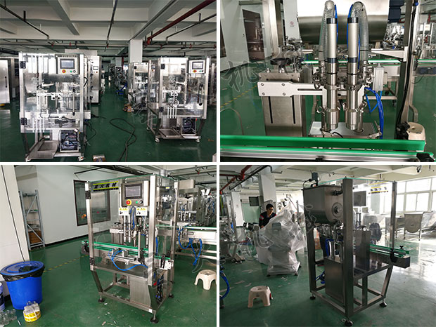辉达娱乐自动化中央厨房酱料生产线设备车间展示